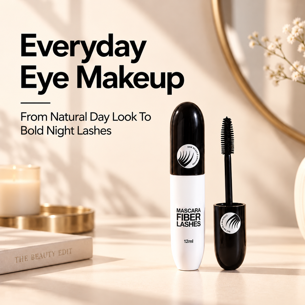 7D Silk Fiber Black Lengthening Mascara - Adult Beauty Makeup✨