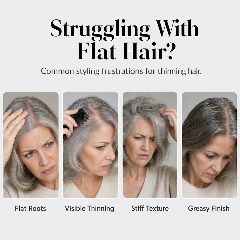Instant Lightweight Volume for Fine Flat Hair, Non-Sticky Long Lasting Styling Mist✨