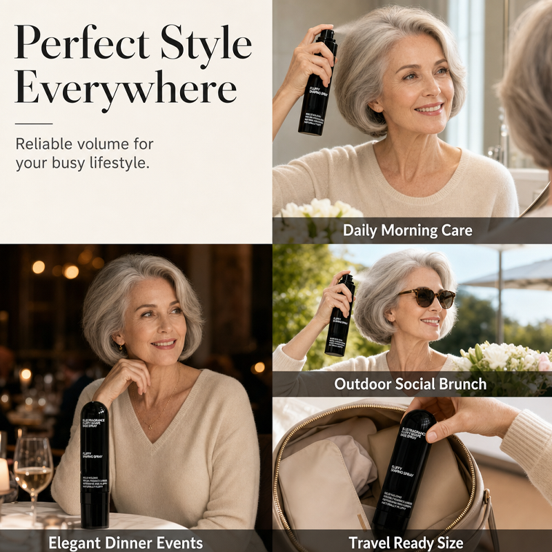 Instant Lightweight Volume for Fine Flat Hair, Non-Sticky Long Lasting Styling Mist✨