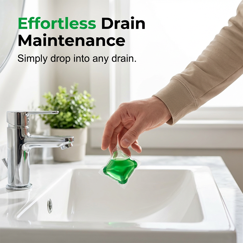 🥳2026 HOT SALE🥳💞50K+ SOLD!🏠💧 50% OFF! Drain Deodorizer Pods – Bio-Enzyme Odor Eliminator